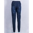 thumbnail image 4 of Womens Elastic Waist Pencil Stretch Denim Skinny Drawstring Jeans Pants Trousers, 4 of 5