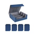 thumbnail image 3 of Bunblic 1800+Card Case Deck Box Sturdy Organizer for Basketball Cards Blue Lined In Gray, 3 of 8
