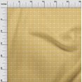 thumbnail image 3 of oneOone Cotton Poplin Mustard Yellow Fabric Asian Block Sewing Material Print Fabric By The Yard 56 Inch Wide, 3 of 5