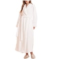 thumbnail image 1 of Penkiiy Peignoir Femme Long en Tricot Peignoir Léger Doux Peignoirs Peignoir pour Dames m Blanc, 1 of 6