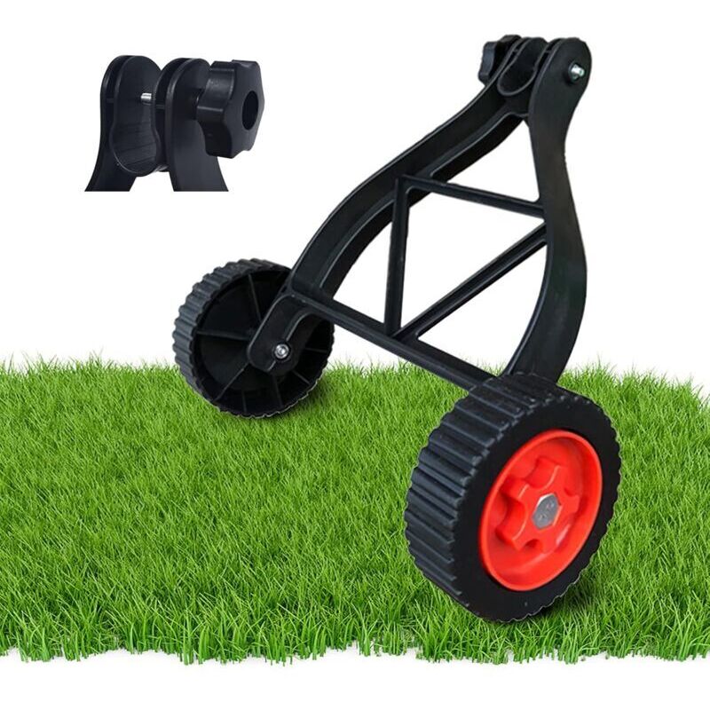 Support Wheels for Trimmers, Brushcutters, and Corded Brush Cutters; Adjustable Support Wheels; Accessories for Grass Trimmers, Lawn Mowers, and String Trimmers