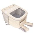 thumbnail image 1 of Pet Carrier Backpack, PU Cat Backpack Portable Ventilated Large Capacity Comfortable  For Outdoor For Cycling, 1 of 8