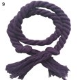 thumbnail image 1 of 2Pcs Solid Color Weaving Cotton Linen Rope Curtain Tieback Holder Home Decor, 1 of 8
