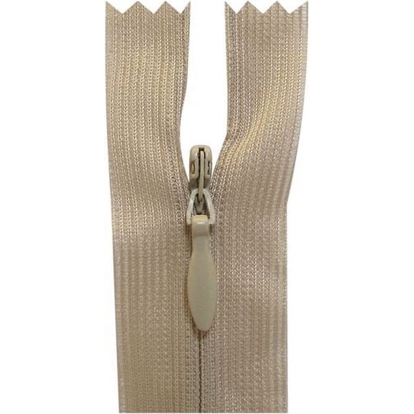 COSTUMAKERS Invisible Closed-End Zipper 20 cm (7.9 in), Light Beige