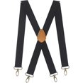 thumbnail image 1 of Men’s Heavy Duty Belt Loops X Back 1.4 Inch Suspenders with 4 Snap Hooks, 1 of 6
