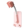 thumbnail image 3 of Self-Adhesive Shower Head Bracket Adjustable Handheld Showerhead Holder Bracket; Adjustable Handheld Wall Mount 2 Hooks Stand, Pink, 3 of 8