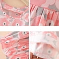 thumbnail image 4 of LUOGENLI Robe Bébé Robes pour Bébés Filles Jupe Maxi avec Fente Grande Taille Rouge Melon D\'eau 3-4 Ans, 4 of 4