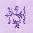 thumbnail image 1 of Ahgly Tapis d'Intérieur Lavable en Machine Carré Transitionnel Heliotrope Violet, 4 Pieds Carré, 1 of 7