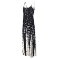 thumbnail image 4 of Robe de Soirée Élégante Grande Taille pour Femmes Mode Été Longue Robe avec Bretelles, 4 of 6