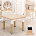 thumbnail image 3 of OUYAWEI Table and Chairs Set for Ages 2-10, Height Adjustable Desk with 4 Seats,Arts & Crafts Table,Graffiti Desktop, Non-Slip Legs, Max 300lbs, Children Multi-Activity Table for Classrooms,Daycares, 3 of 7
