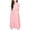 Pink, variant on XIMIN Girls Summer Short Sleeve Striped Print Maxi Dress A-Line Flowy Casual Sundress with Pockets for School Party Beach Vacation Daily Wear (Green, 4-5 Years)