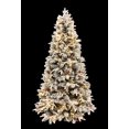 thumbnail image 2 of 6 Foot Light Flocked Green Balsam Fir Christmas Tree Pre-lit (6ft Pre-lit), 2 of 5