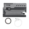 thumbnail image 2 of Portable Battery Charger 2 in 1 Replaceable Lithium Battery Charger Power Charging Case Mobile Power Bank for 20700 Lithium Battery with Charging Cable, 2 of 7