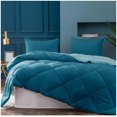 thumbnail image 1 of KASENTEX Super Soft Multi Color 2-Tone Reversible Comforter Set Teal/Blue, King, 1 of 5