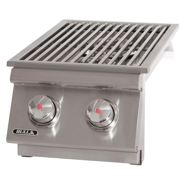 Bull Outdoor Product 22,000 BTU Slide In Stainless Steel Double Side Burner
