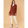 thumbnail image 3 of INSPIRE CHIC Manteau Mi-Long à Double Boutonnage pour Femme à Col Rabattu, 3 of 6