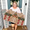 thumbnail image 4 of Christmas Shaped Carpet Holiday Floor Mat Festive Welcome Rug Seasonal Photo Prop Soft Non- Home Decoration, 4 of 7