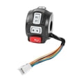 thumbnail image 3 of Almencla Electric Bicycle Headlight Turn Switch Button Replaces Easy to Install Spare Parts Handlebar Control Switch for Tricycle Left, 3 of 8