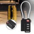 thumbnail image 3 of No Keys Steel Tsa Lock, Tsa21100 3-Digit Steel Wire Lock, For Travel Suitcase Luggage, 3 of 8
