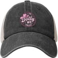 thumbnail image 1 of Casquette de Baseball pour Femmes « I'm Dolly We Trust » Ajustable, 1 of 6