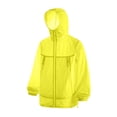 thumbnail image 1 of biudgviw Manteaux Coupe-Vent pour Femmes Imperméables Légers Manteau de Pluie de Course Hauts Protection UV à Capuche Vêtements d'Extérieur pour la Randonnée en Plein Air, 1 of 6