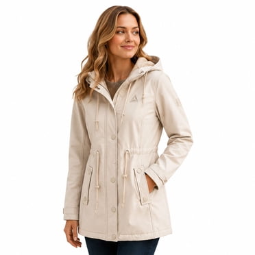 Reebok Women's Long Softshell Rain Jacket, Sizes XS-XXL