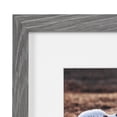 thumbnail image 3 of Cadre photo galerie hometrends Gris de 20,3 cm x 25,4 cm avec passe-partout de 12,7 cm x 17,8 cm, 3 of 7