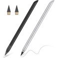 thumbnail image 1 of LAICAIW 2PCS Metal Inkless Pencil, Infinity pencil, Reusable Everlasting Pencil, Replaceable Nib Pencil with 2 Replaceable Nib for Writing Drawing Students Home Office School Supplies（Black & Silve, 1 of 7