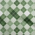 thumbnail image 1 of oneOone Polyester Spandex Forest Green Fabric Check Sewing Craft Projects Fabric Prints By Yard 56 Inch Wide, 1 of 4