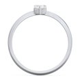 thumbnail image 4 of Bague Pierre de Naissance Cœur - Zircon Cubique / Topaze Blanche (Avril), 4 of 6