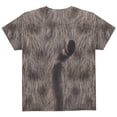 thumbnail image 2 of Halloween Grey Cat Costume All Over Youth T Shirt, 2 of 2