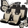 thumbnail image 2 of CEHVOM Full Set Of Car Seat Covers, Universal Embroidered Car Seat Cover Set Clearance, 2 of 2