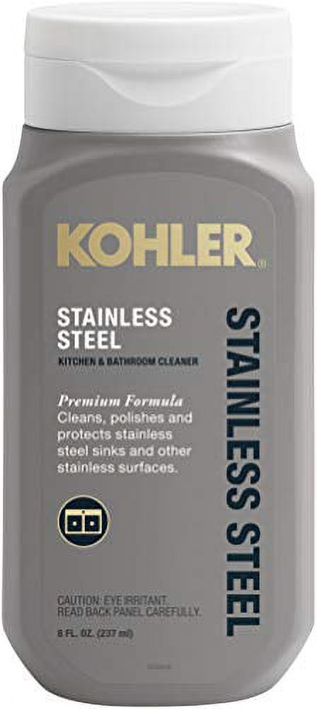Kohler K-23729-Na Nettoyant pour Acier Inoxydable, 8 Fl Oz