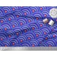 thumbnail image 3 of Soimoi polyester Crepe Fabric Scales Geometric Printed Fabric 1 Yard 52 Inch Wide, 3 of 3