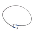 thumbnail image 1 of VONKY Motorcycle Brake Oil Hose Line Pipe Fitting Stainless Braided Steel Silver 100cm 1Set, 1 of 6