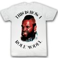 thumbnail image 1 of Mr. T Lexi T-Shirt Blanc pour Adulte, 1 of 1