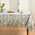 thumbnail image 1 of Spring Summer Tablecloth 60x104 Inch Rectangular, Wild Flowers Floral Table Cover for Party Picnic Dinner Decor, 1 of 6