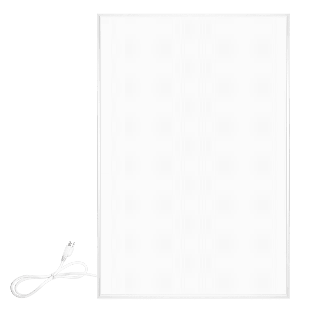 Ember Flex Radiant Panel Heater - White - 500W - 35ʺ x 24ʺ - Dual Connection