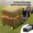 thumbnail image 2 of KFFKFF Pallet Forks, 2000 lbs Load Capacity Pallet Forks, 43" Overall Length Tractor Bucket Forks with Modifiable Stabilizer Bar, Robust Pallet Forks for Tractor Implements, Skid Steer, Loader Bucket, 2 of 9