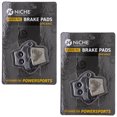 thumbnail image 1 of Niche Brake Pad Set for Honda CRF250RX Rear Organic Motorcycle 2 Pack 519-KPA2487D, 1 of 5
