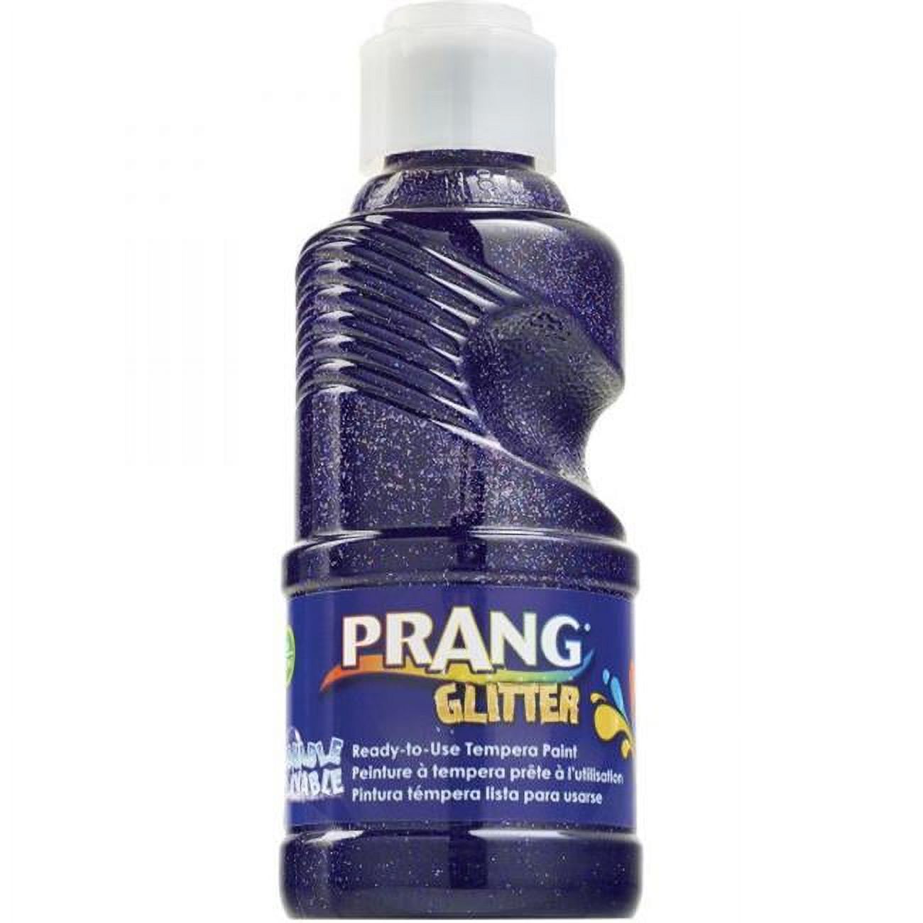Prang DIXX11776 8 oz Ready to Use Washable Paint, Glitter Purple