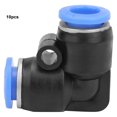 thumbnail image 4 of Push To Connect Tube Fitting, Pneumatic Tube Fitting Male Elbow , 10Pcs For Ro System Automation Equipment, 4 of 7