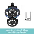 thumbnail image 5 of TopLLC Tools&Home Improvement Folding Turntable Water Cup Aluminum Alloy Folding Cup With Rotation Turntable And Screws Tool Light Bicycle Bottle For Motorcycles Bicycles Water cup holder, 5 of 5