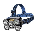thumbnail image 2 of Lampe Frontale Rechargeable pour le Camping et la Randonnée - Lampe Frontale USB avec Faisceau de 200 m, Étanche, Serre-Tête Ajustable pour le Travail Extérieur et la Course, 2 of 4