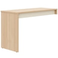 thumbnail image 2 of Nexera Chrono Reversible Desk Panel For Home Office, Natural Blonde Oak & Ivory, 2 of 6