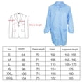thumbnail image 4 of Unisex ESD-Safe Anti-Static Premium Lab Static Lab Jacket Coat Clothing Blue M, 4 of 8