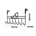 thumbnail image 3 of Shelves for Storage Hooks Behind The Door Hanging Rack Shelves Door Back Type Hangers Need Not Hole Bedroom Behind The Hook Clothes Storage Shelves for Bedroom, 3 of 6
