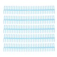 thumbnail image 4 of Peigne de Liaison, 10 Pcs Outil de Liaison en Papier PP Réutilisable Résistant à l'Usure pour Bureau Transparent Bleu, 4 of 8