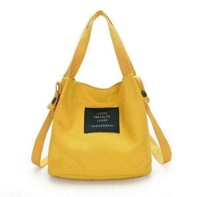 Lady Cute Canvas Handbag Shoulder Messenger Crossbody Bag