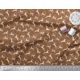 thumbnail image 3 of Soimoi Rayon Fabric Leaves & Reindeer Animal Printed Fabric 1 Yard 56 Inch Wide, 3 of 3